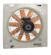 ventilator axial de perete marca sodeca- dipet